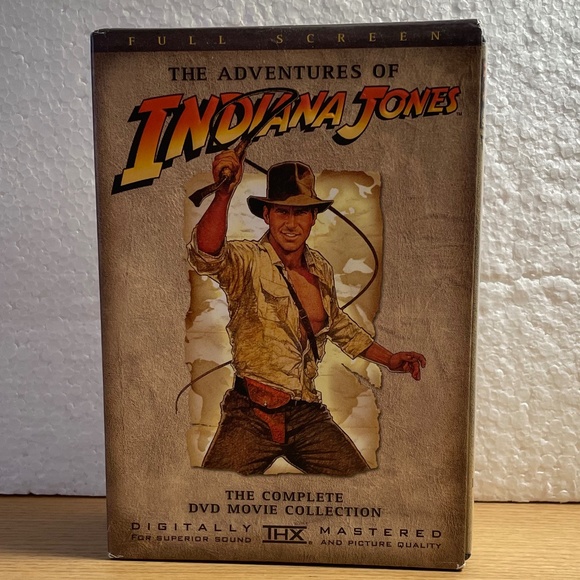Indiana Jones 4 Disc Set Boxed DVD Set The Complete Movie Trilogy & Bonus Scenes - Picture 1 of 4